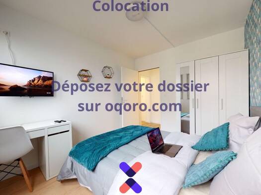 Colocation à louer 375 € 7 pièces 6 chambres 90 m² 10ème étage Couronneries Poitiers 86000