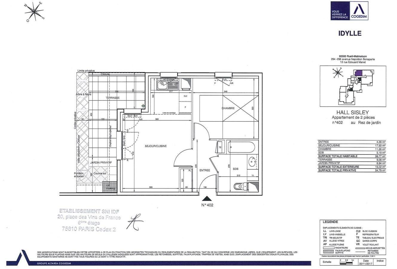 Maison à louer, 39m², RUEIL MALMAISON