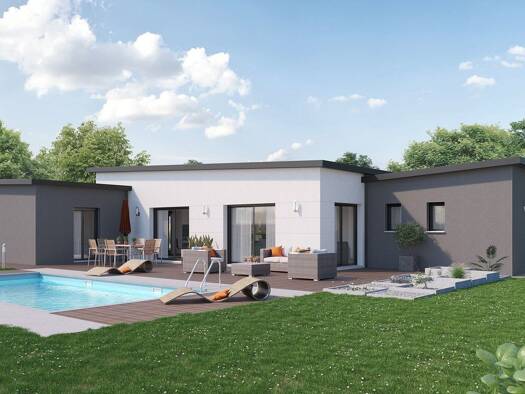 Terrain avec maison neuve à vendre 297 532 € 4 pièces 3 chambres 117 m² 643 m² de terrain Germigny-des-Prés 45110