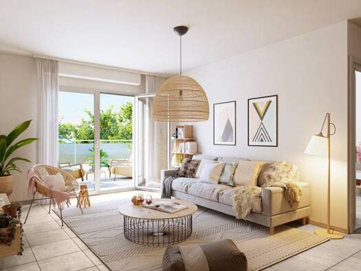 Appartement à vendre - neuf 164 404 € 3 pièces 2 chambres 61,9 m² 1er étage Faubourg Saint Catherine-Faubourg de Paris-Le Vignole Valenciennes 59300