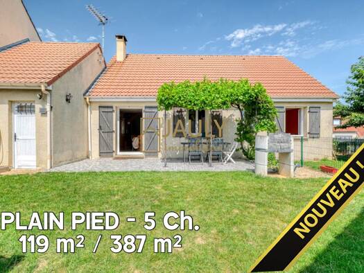 Maison à vendre 299 250 € 6 pièces 5 chambres 101 m² 387 m² de terrain Trilport 77470