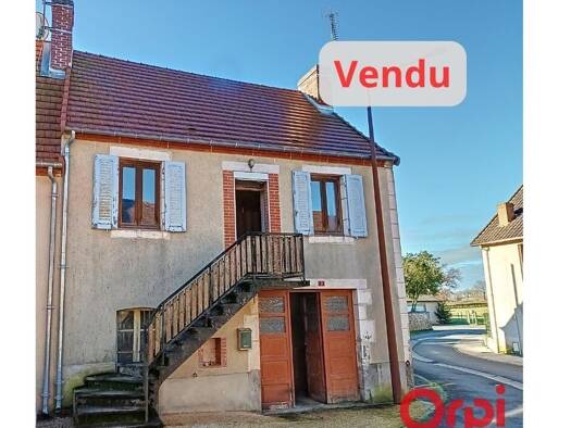 Maison à vendre 24 500 € 3 pièces 2 chambres 60 m² 125 m² de terrain Nouhant 23170