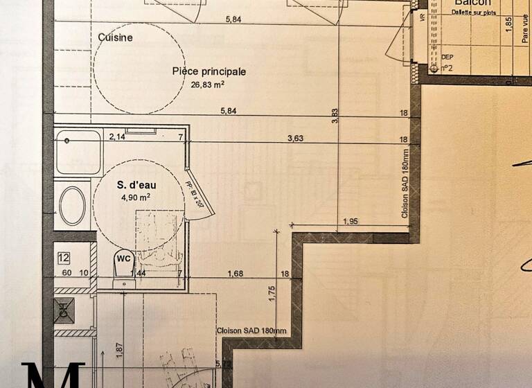 Appartement à vendre 129 000 € 1 pièce 29,6 m² Étage 2/4 Vénissieux 69200