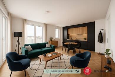 Appartement à vendre 212 000 € 3 pièces 2 chambres 63 m² 1er étage Nord Est Wittelsheim 68310