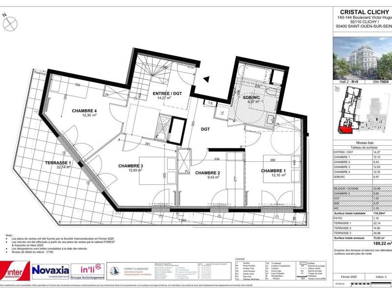 Maison à louer, 116m², CLICHY