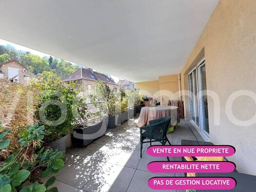 Appartement en viager Bouquet 194 556 € 4 pièces 2 chambres 90 m² Étage 1/4 Centre Ville Est Bourgoin Jallieu 38300