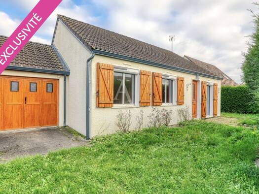 Maison de plain-pied à vendre 161 100 € 4 pièces 2 chambres 73 m² 456 m² de terrain Étrépagny 27150