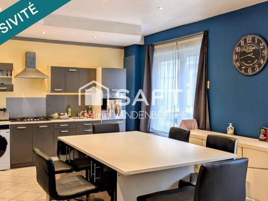 Maison de ville à vendre 117 500 € 7 pièces 5 chambres 136 m² 50 m² de terrain La Fère 02800