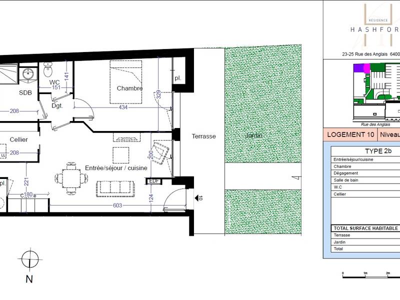 Maison à louer, 55m², PAU