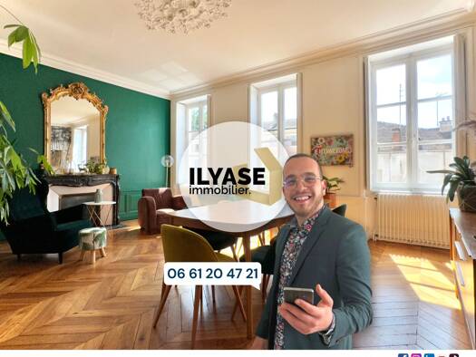Appartement à vendre 315 000 € 7 pièces 3 chambres 178 m² 1er étage Citadelle Chalon-sur-Saône 71100