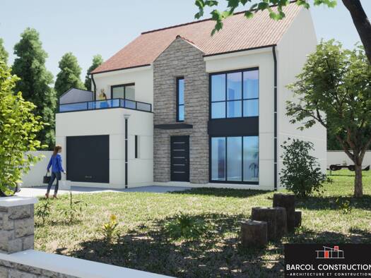 Terrain avec maison neuve à vendre 555 800 € 5 pièces 4 chambres 135 m² 410 m² de terrain Noiseau 94880