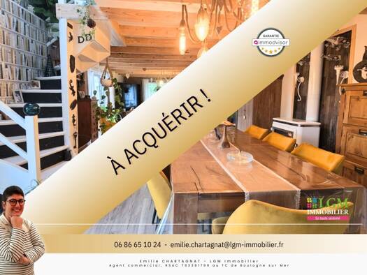 Maison à vendre 312 000 € 4 pièces 3 chambres 121 m² 14 262 m² de terrain Brêmes 62610