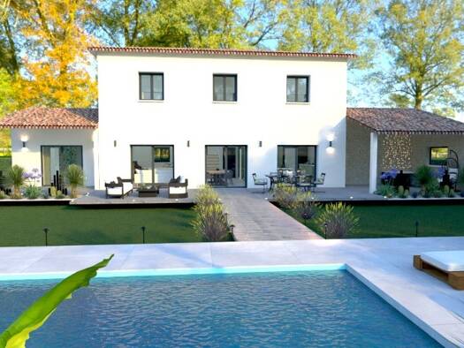 Terrain avec maison neuve à vendre 855 000 € 7 pièces 5 chambres 179 m² 3 606 m² de terrain Montéléger 26760