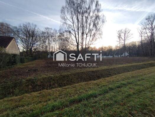 Terrain constructible viabilisé à vendre 20 000 € 1 328 m² de terrain Courtenay 45320
