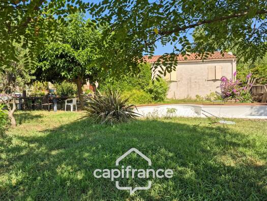 Maison de plain-pied à vendre 360 000 € 4 pièces 3 chambres 107 m² 1 540 m² de terrain Centre Ville Roquemaure 30150