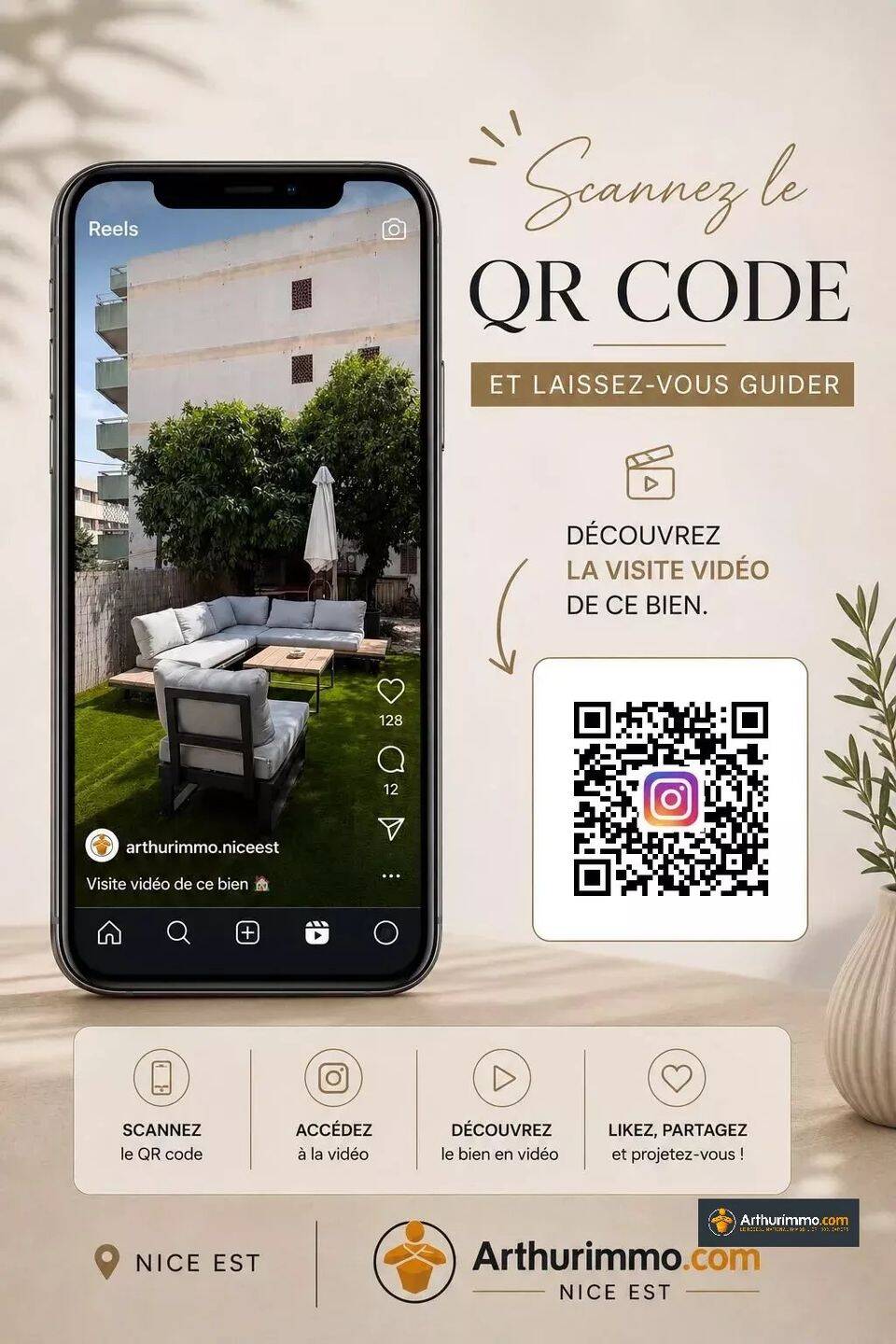 Maison de ville individuelle – Nice Est, secteur Pasteur — 13