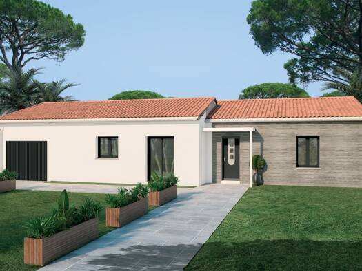Terrain avec maison neuve à vendre 243 000 € 5 pièces 4 chambres 120 m² 1 200 m² de terrain Pomponne Montauban 82000