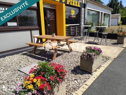 Pizzeria à vendre Fonds de commerce 41 000 € 50 m² d'espace de restauration Saint-Julien 22940