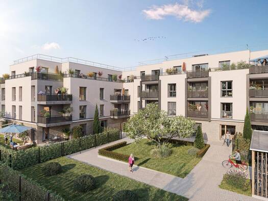 Appartement à vendre - neuf 167 000 € 2 pièces 1 chambre 44,1 m² 2ème étage Mery Centre Méry-sur-Oise 95540