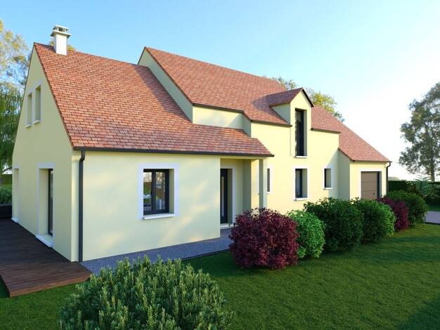 Terrain avec maison neuve à vendre 341 241 € 4 pièces 3 chambres 157 m² 1 698 m² de terrain Souhey 21140