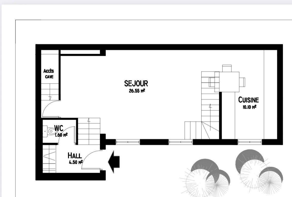 Maison à vendre, 110m², MONTREUIL