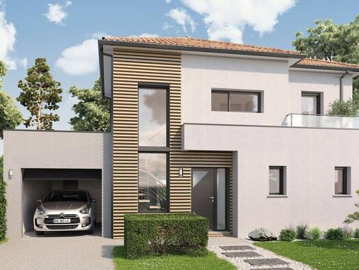 Terrain avec maison neuve à vendre 345 679 € 4 pièces 3 chambres 107 m² 507 m² de terrain Magescq 40140