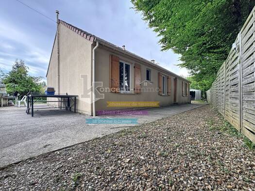 Maison de plain-pied à vendre 184 000 € 6 pièces 4 chambres 103 m² 700 m² de terrain Thieux 60480