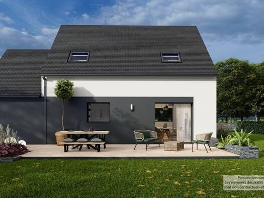 Terrain avec maison neuve à vendre 274 800 € 5 pièces 4 chambres 90 m² 275 m² de terrain Nord Est Perros-Guirec 22700