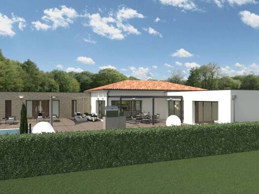 Terrain avec maison neuve à vendre 635 000 € 5 pièces 4 chambres 192 m² 3 430 m² de terrain Dompierre-sur-Veyle 01240