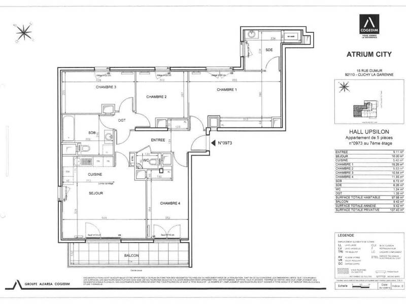 Maison à louer, 98m², CLICHY