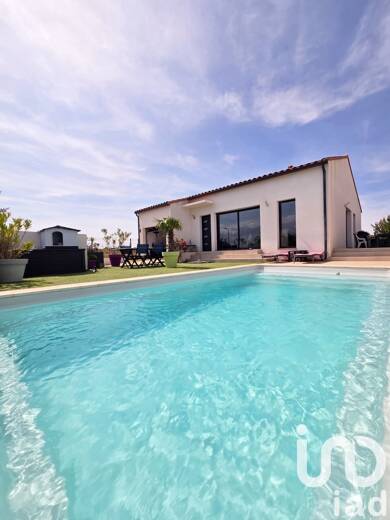Maison de plain-pied à vendre 349 000 € 4 pièces 3 chambres 95 m² 374 m² de terrain Pollestres 66450