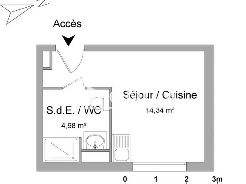 Maison à louer, 19m², STRASBOURG