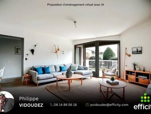 Appartement à vendre 185 000 € 4 pièces 3 chambres 81,5 m² RDC/2 Vinay 38470