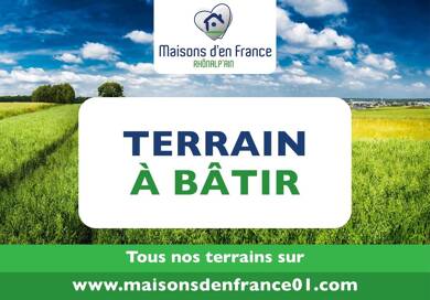 Terrain viabilisé à vendre 165 000 € 345 m² de terrain Nord Jassans-Riottier 01480