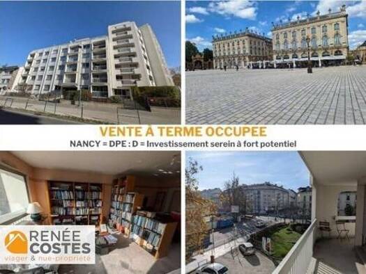 Appartement en viager occupé Bouquet 23 616 € 4 pièces 3 chambres 103 m² Étage 2/7 Saurupt-Clémenceau Nancy 54000