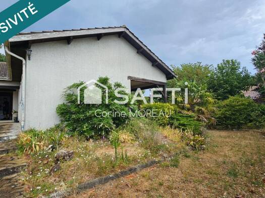 Maison de plain-pied à vendre 150 000 € 5 pièces 3 chambres 90 m² 2 500 m² de terrain Basseau-Frégeneuil-Grande Garenne-Sillac Angoulême 16000