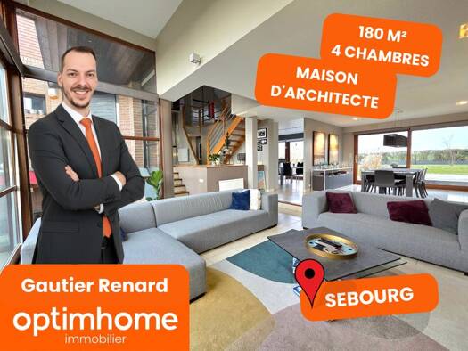 Villa à vendre 565 000 € 7 pièces 4 chambres 180 m² 1 509 m² de terrain Sebourg 59990