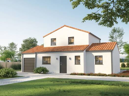 Terrain avec maison neuve à vendre 250 486 € 4 pièces 3 chambres 95 m² 524 m² de terrain Dompierre-sur-Yon 85170