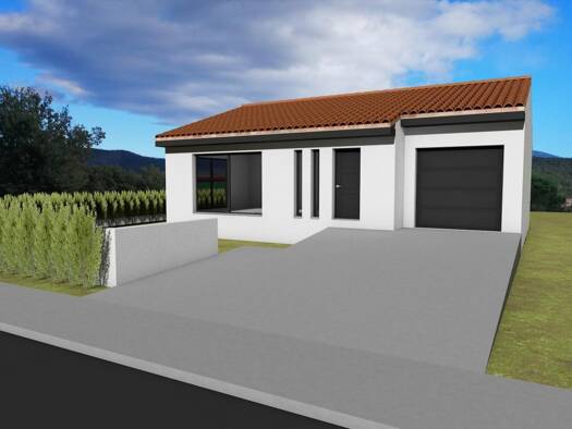 Terrain avec maison neuve à vendre 227 900 € 4 pièces 3 chambres 80 m² 320 m² de terrain Ponteilla 66300