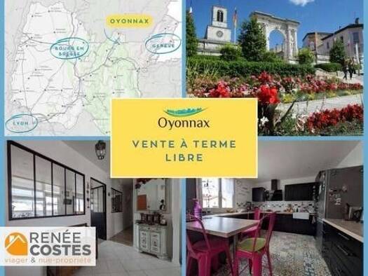 Appartement en viager 116 245 € 4 pièces 3 chambres 110 m² Étage 1/3 Bouvent Oyonnax 01100