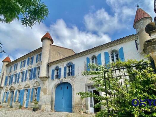 Château à vendre 1 740 000 € 25 pièces 18 chambres 880 m² 40 000 m² de terrain Carcassonne 11000