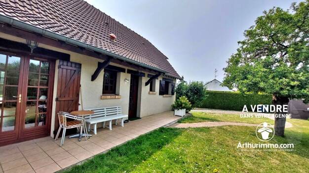 Maison à vendre 209 000 € 4 pièces 2 chambres 89 m² 1 008 m² de terrain Mouettes 27220