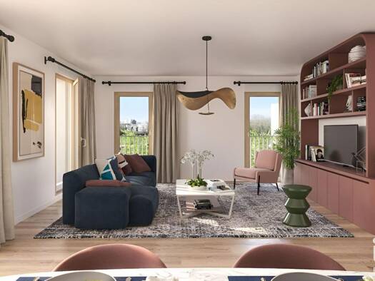 Appartement à vendre - neuf 360 420 € 2 pièces 1 chambre 46 m² Étage 2/7 Fournier-Pasteur-Bac d'Asnières Clichy 92110