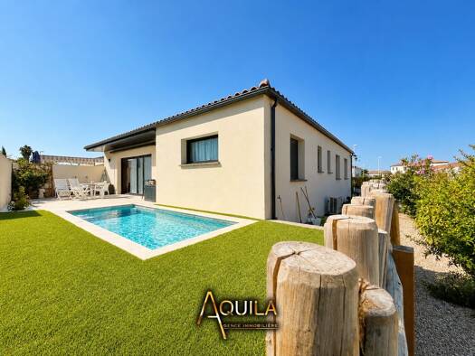 Maison de plain-pied à vendre 340 000 € 4 pièces 3 chambres 103 m² 323 m² de terrain Béziers 34500