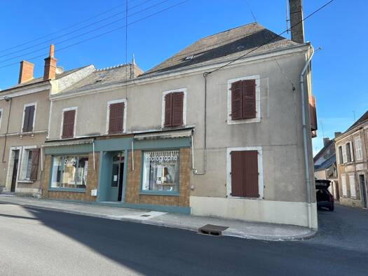 Maison de ville à vendre 86 400 € 6 pièces 3 chambres 160 m² 133 m² de terrain Neuvy-Saint-Sépulchre 36230