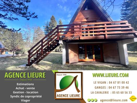 Maison à vendre 242 000 € 4 pièces 3 chambres 70 m² 1 600 m² de terrain St Sauveur Camprieu 30750