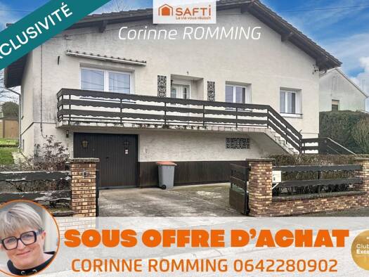 Maison à vendre 139 000 € 5 pièces 3 chambres 90 m² 664 m² de terrain Valmont 57730