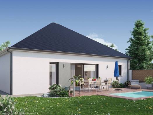 Terrain avec maison neuve à vendre 210 956 € 5 pièces 4 chambres 106 m² 423 m² de terrain Sel-de-Bretagne 35320