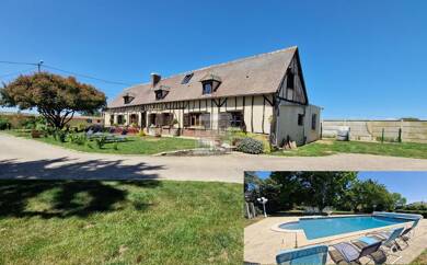 Maison à vendre 355 000 € 8 pièces 5 chambres 218 m² 3 863 m² de terrain Beaumont le Roger 27170