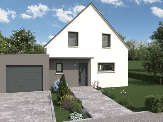 Terrain avec maison neuve à vendre 283 180 € 4 pièces 3 chambres 101 m² 406 m² de terrain Urschenheim 68320